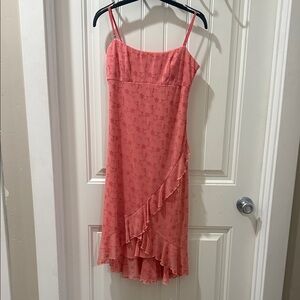 City Triangles Coral Floral Dress